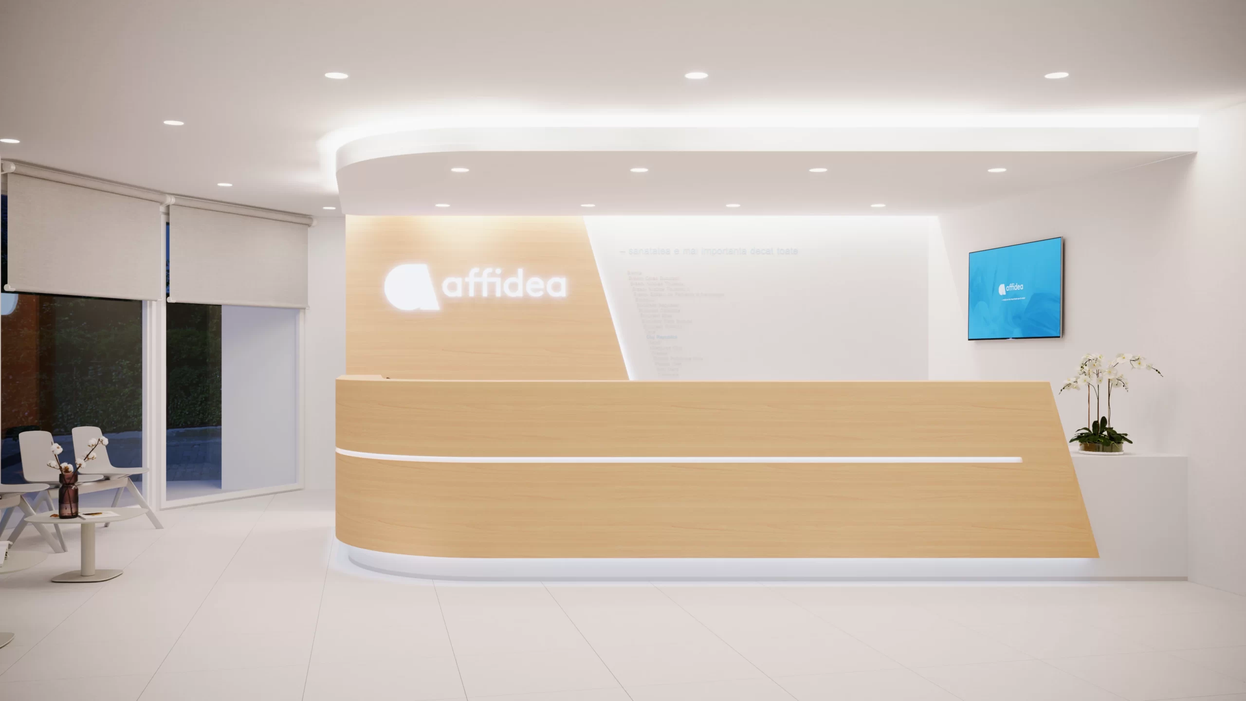 Amenajare Receptie Affidea - else studio