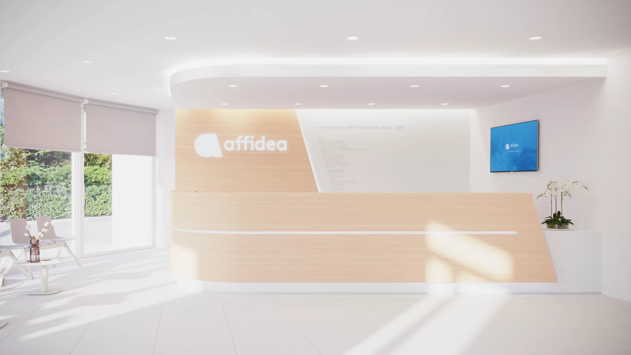 Amenajare Receptie Affidea - else studio