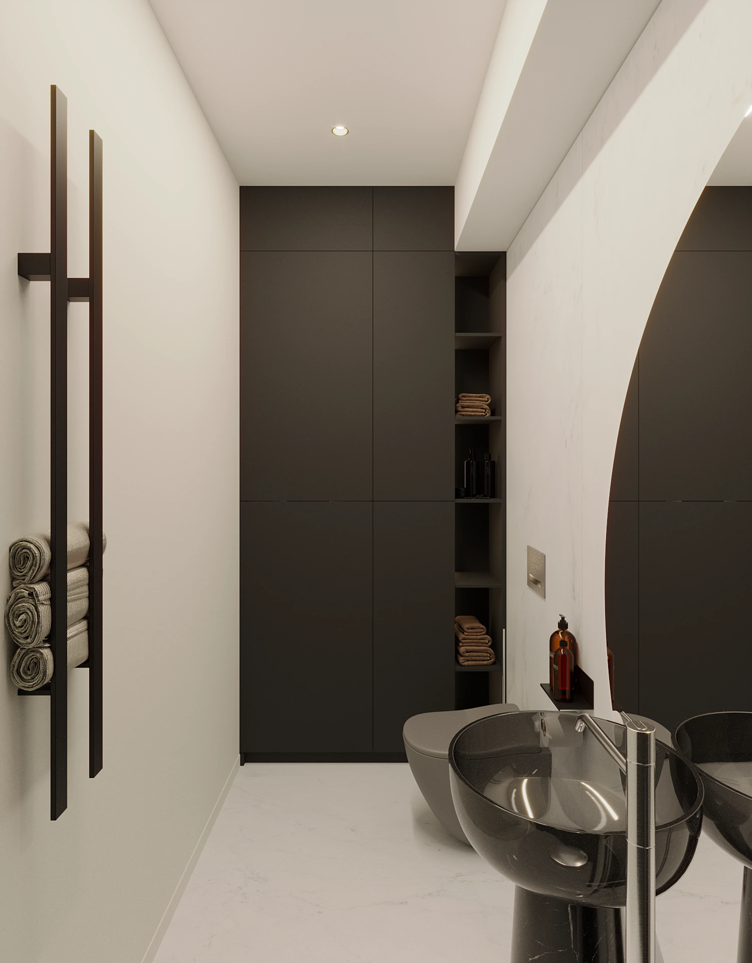 Amenajare baie mica Penthouse - else studio