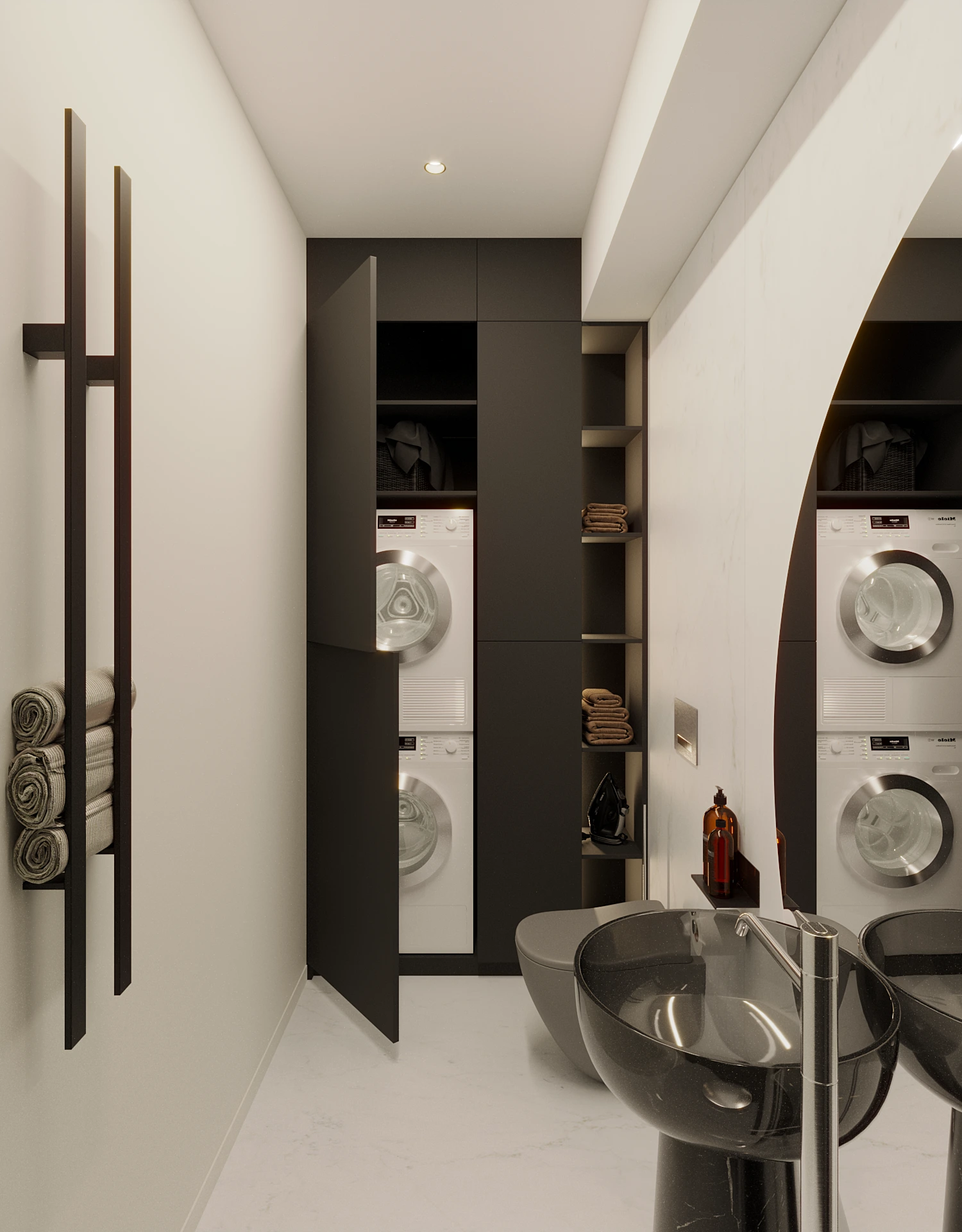 Amenajare baie mica Penthouse - else studio