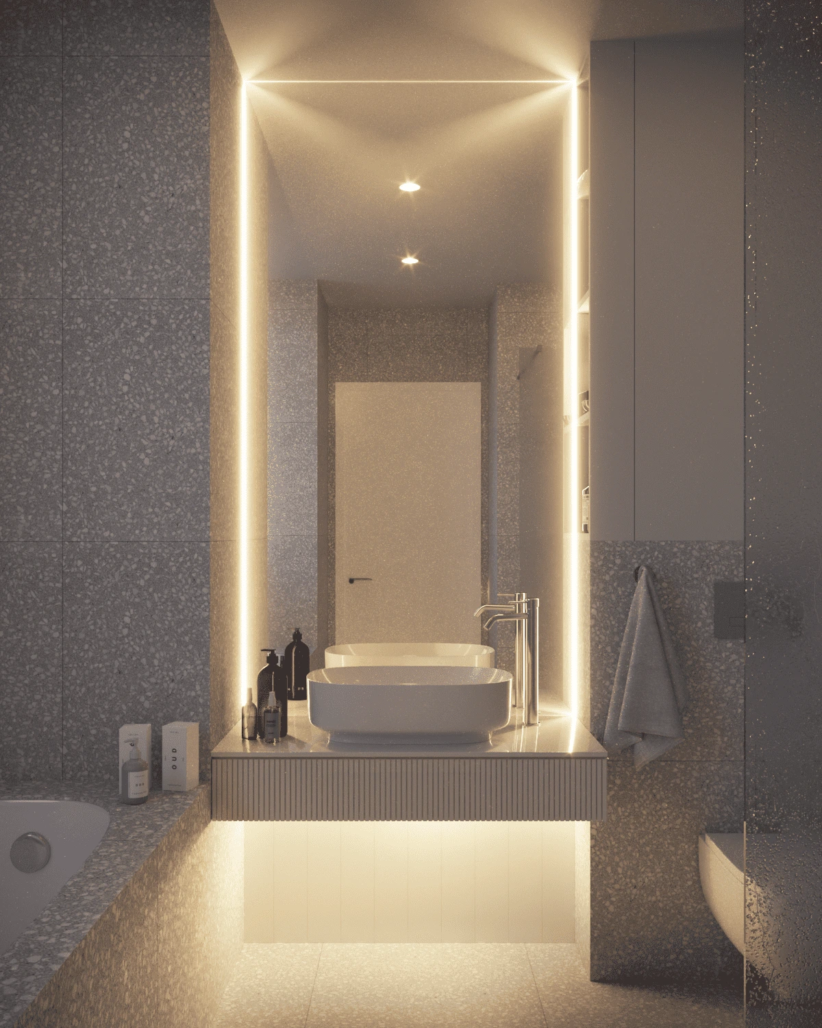 Baie moderna, amenajare si design de interior - else studio