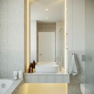 Baie moderna, amenajare si design de interior - else studio