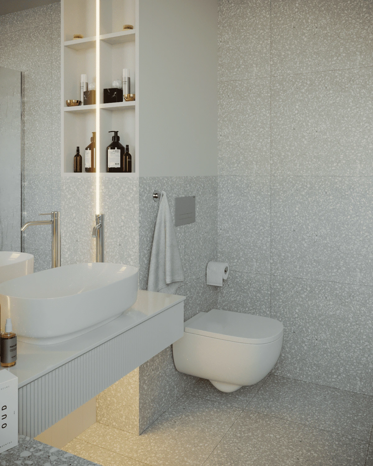 Baie moderna, amenajare si design de interior - else studio