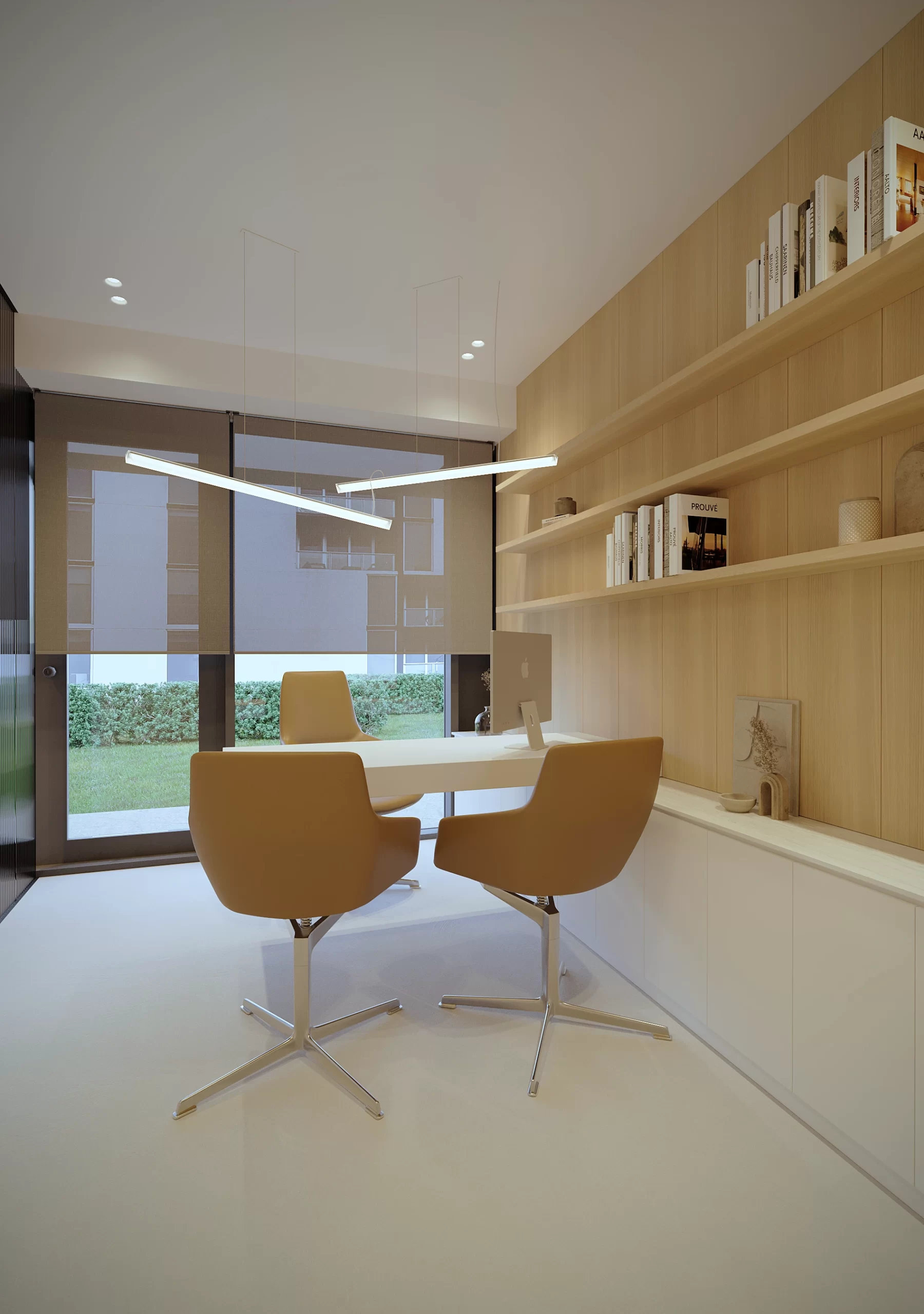 birou manager clinica de ortodontie - amenajare interior