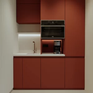 chicineta - clinica de ortodontie - amenajare interioara