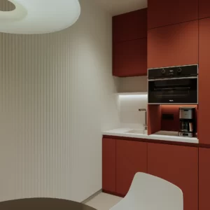 chicineta - clinica de ortodontie - amenajare interioara